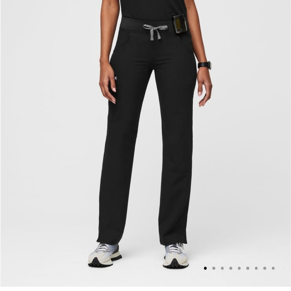 Figs Black Scrub Pants Small